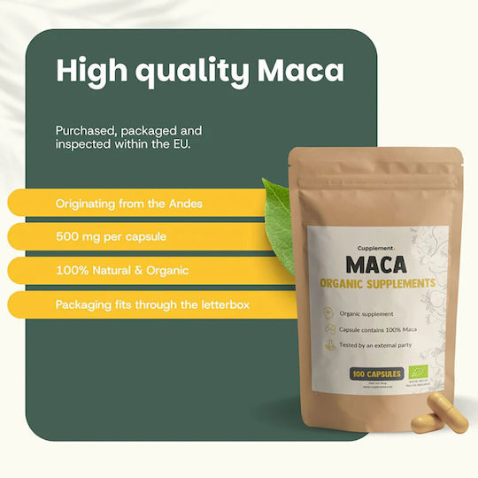 Cupplement BIO Maca 500mg 100 κάψουλες