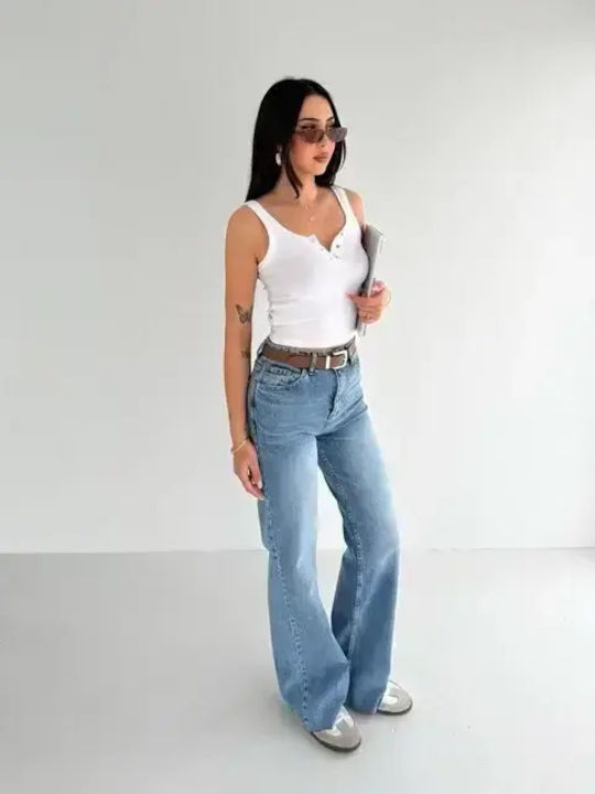 Damen Jeans Hosen in Schlank Passform