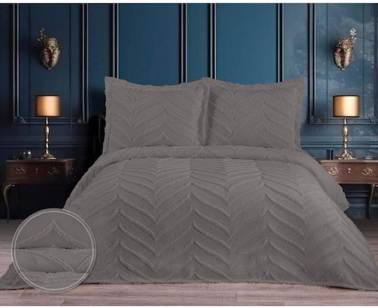 SteweHome Σετ King Size 260x260cm Γκρι