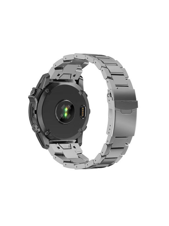 Λουράκι Ασφαλείας Garmin 22 Χιλιοστών Κράμα Τιτανίου Γρήγορη Απελευθέρωση Γκρι