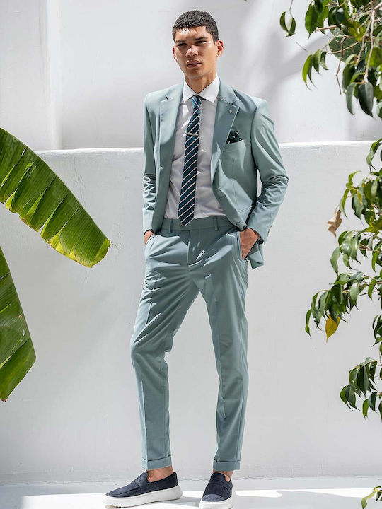 Costum Barbatesc Cu Croială Slim Dolce Mint