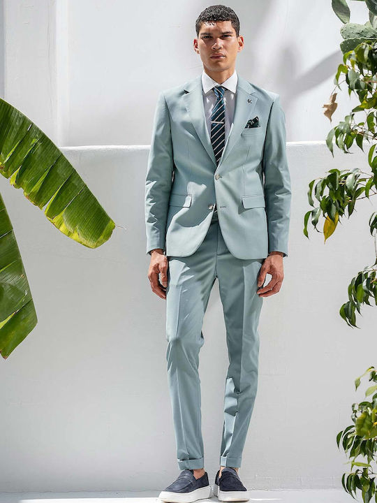 Costum Barbatesc Cu Croială Slim Dolce Mint