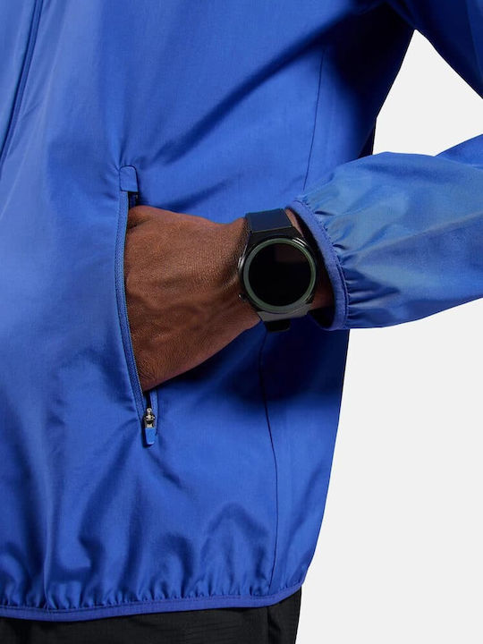 Essential Athletic Jacket Waterproof and Windproof Dazzling Blue