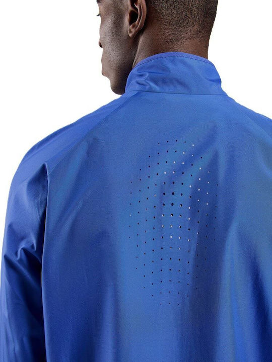 Essential Athletic Jacket Waterproof and Windproof Dazzling Blue