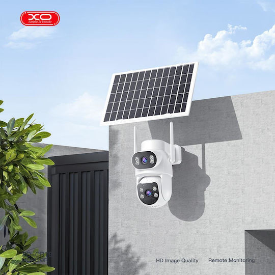 XO CR19 IP Dual Surveillance Camera 4G Full HD+ 4MP Waterproof Battery with Two-Way Communication and 4mm Lens