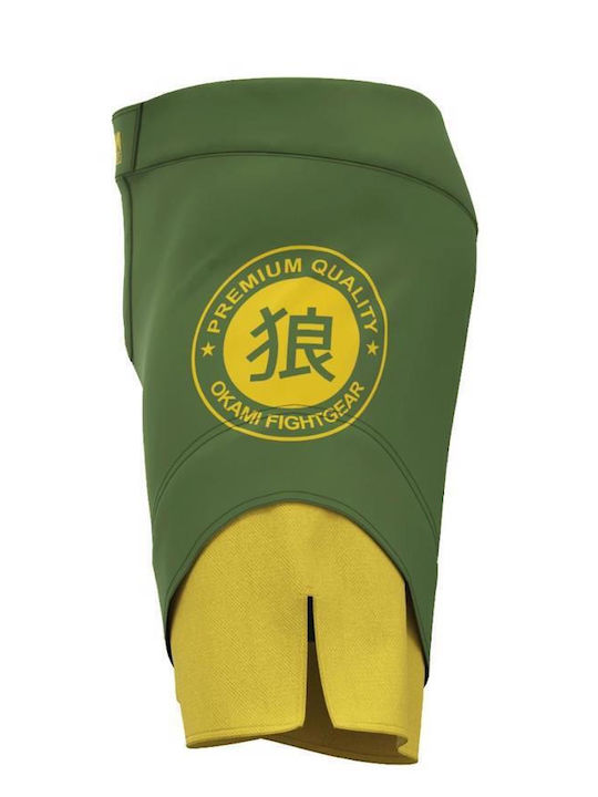 Okami Fightshorts OFS133 Pantaloni MMA Verzi