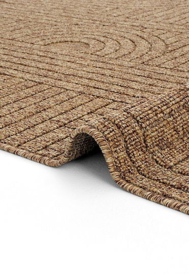 SteweHome Rectangular Kitchen Mat with Non-Slip Backing Woven 100x150cm