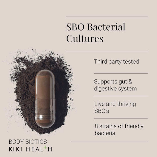 Kiki Health Body Biotics Probiotics 400mg 30 veg. caps