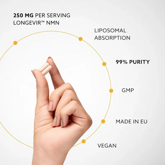 Purovitalis Liposomal NMN 125mg Ειδικό Συμπλήρωμα Διατροφής 60 φυτικές κάψουλες