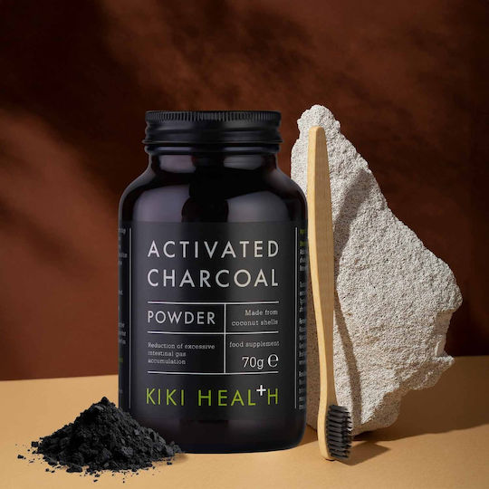 Kiki Health Activated Charcoal Ειδικό Συμπλήρωμα Διατροφής 70gr