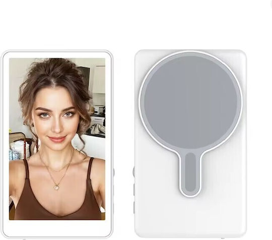 Roza Rs-t2 Магнитен Selfie Екран – Безжичен Бял Магнитен Екран Selfie Iphone & Android Magsafe 3.97" & Дистанционно