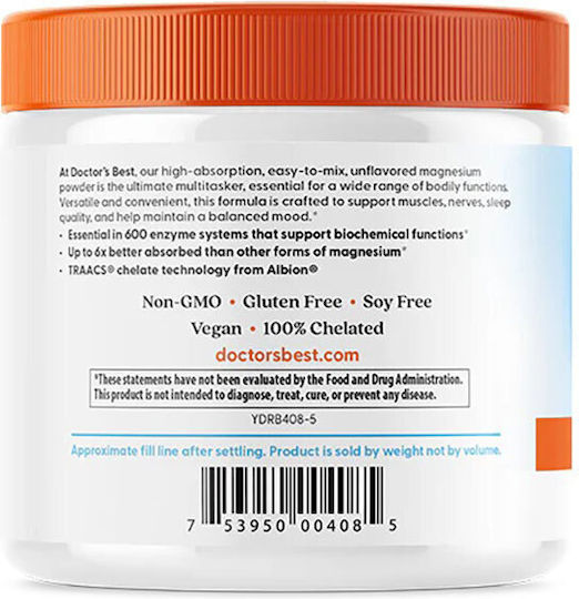 Doctor's Best High Absorption Magnesium 200gr