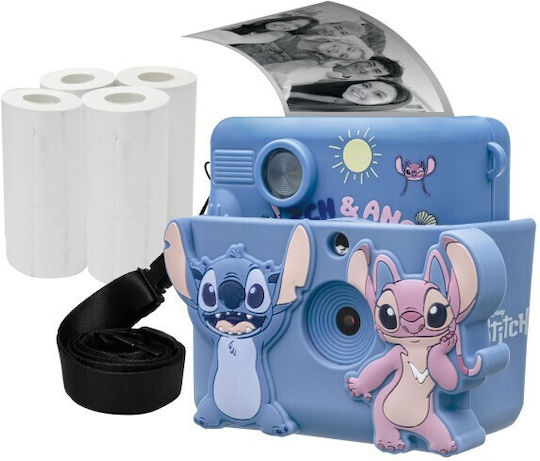 Lexibook Starcam Stitch Kids Camera 12MP with Thermal Printing Blue