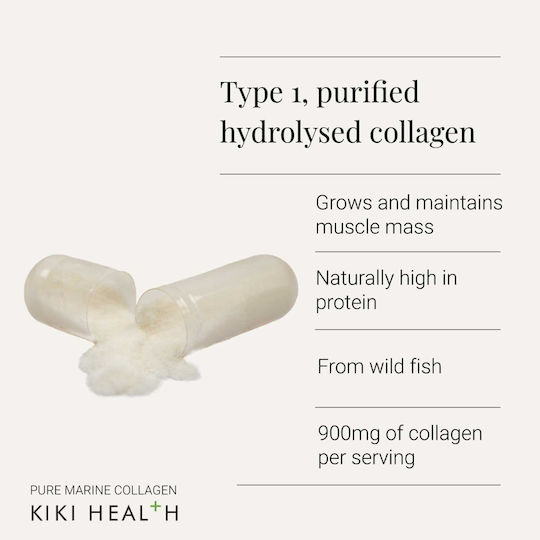 Kiki Health Pure Marine Collagen 450мг 150 вегетариански капсули