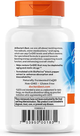 Doctor's Best CoQ10 100mg 120 μαλακές κάψουλες