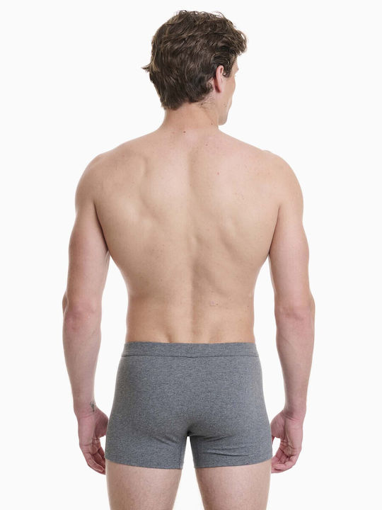 Men's Boxers Khaki - Grey Melange 2Pack
