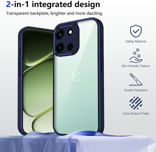 Pc+tpu Handyhülle Kunststoff / Silikon 1.5mm Blau (OnePlus Nord 6)