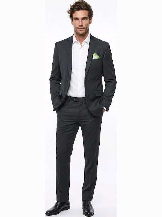 Men’s Suit Jacket with Slim Fit Black