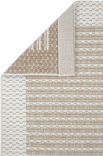 SteweHome Kitchen Mat Runner with Non-Slip Backing Straw 80x150cm