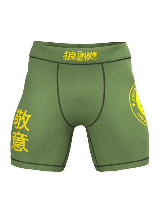Okami Short Men's Martial Arts Leggings Green