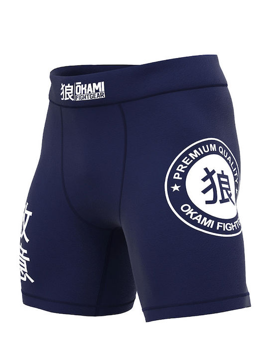 Okami Short Men's Martial Arts Leggings Blue
