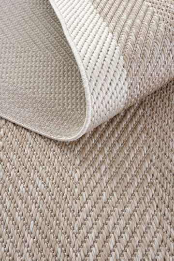SteweHome Kitchen Runner Mat with Non-Slip Backing Beige 80x150cm