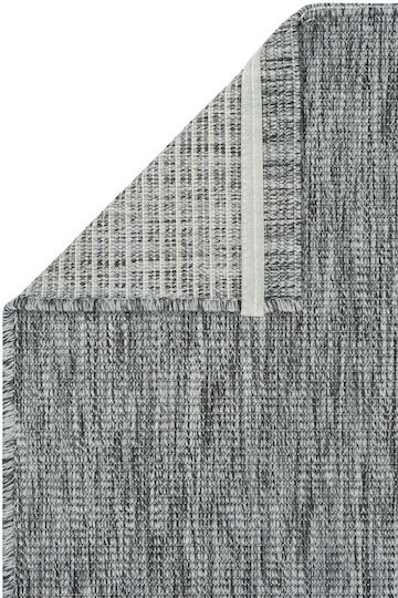 SteweHome Kitchen Runner Mat with Non-Slip Backing Gray 80x250cm