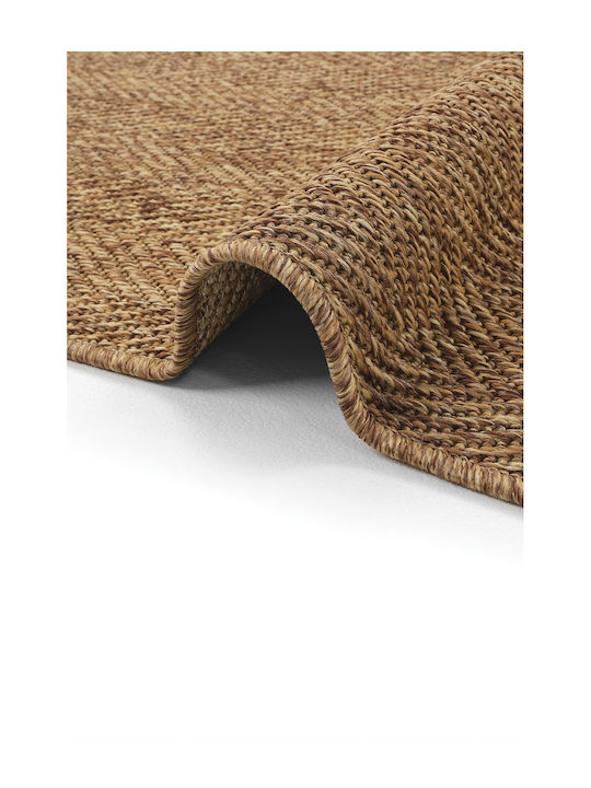 SteweHome Küchenmatte Läufer mit Rutschfestem Untergrund Braun 80x250cm