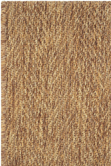 SteweHome Kitchen Runner Mat with Non-Slip Backing Brown 80x250cm