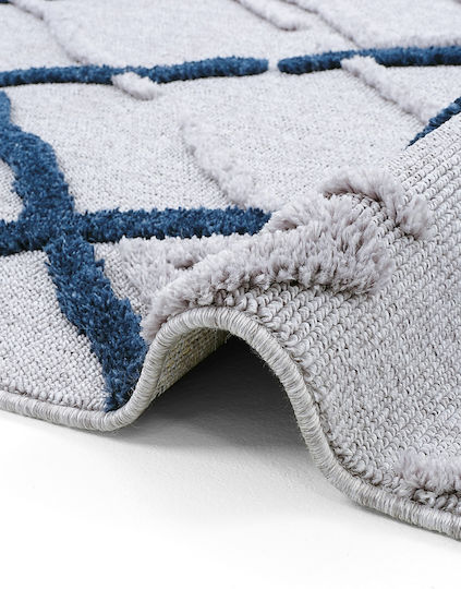 SteweHome Rectangular Kitchen Mat with Non-Slip Backing Scandinavian Style 120x180cm