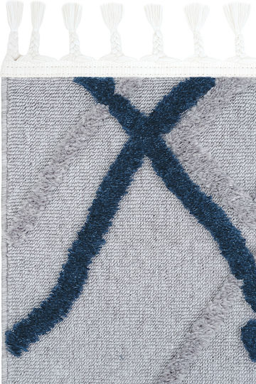 SteweHome Rectangular Kitchen Mat with Non-Slip Backing Scandinavian Style 120x180cm