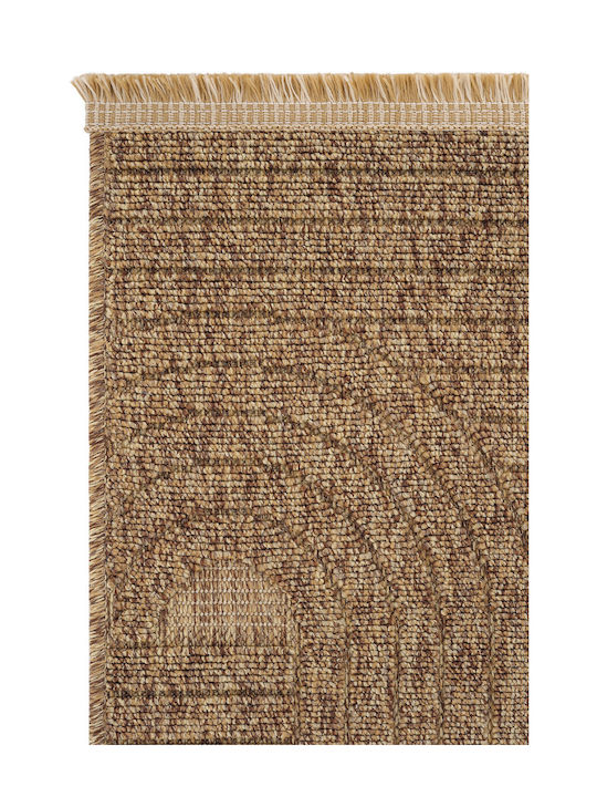 SteweHome Rechteckige Küchenmatte mit Rutschfestem Untergrund Korbgeflecht 120x180cm