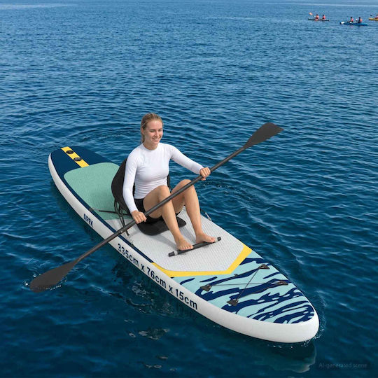 vidaXL Apex Φουσκωτή Σανίδα SUP με Μήκος 3.35m Μπλε