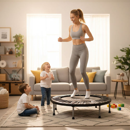 Relaxdays Trampolin für Gymnastik mit 95 cm Durchmesser