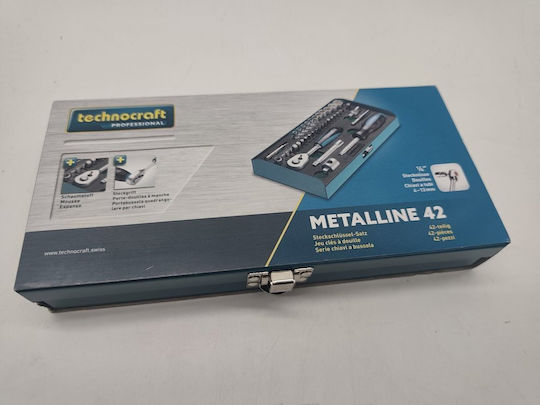 Сет Ключови Гайки Technocraft Metalline 42 Бройки
