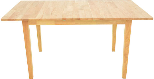 Dining Room Set Dallan Country with 6 Chairs 150x80cm