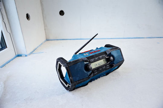 Bosch GP18V-3C Tischradio Wiederaufladbar mit Bluetooth und USB Blau