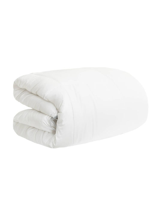 vidaXL Couchdecke 135x220cm Weiß