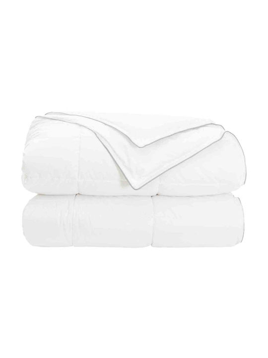 vidaXL Single Blanket 155x220cm White