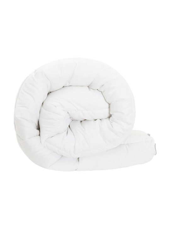 vidaXL Single Blanket 155x220cm White