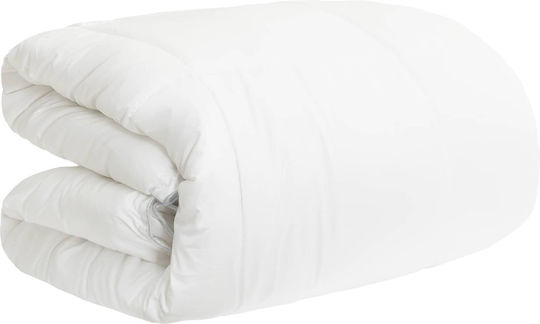 vidaXL Κουβέρτα King Size 260x240εκ. Λευκό