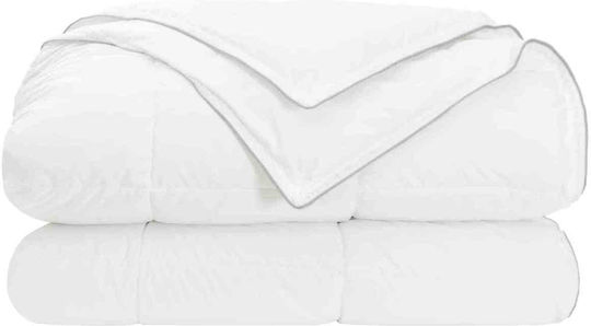 vidaXL King Size Blanket 260x220cm White
