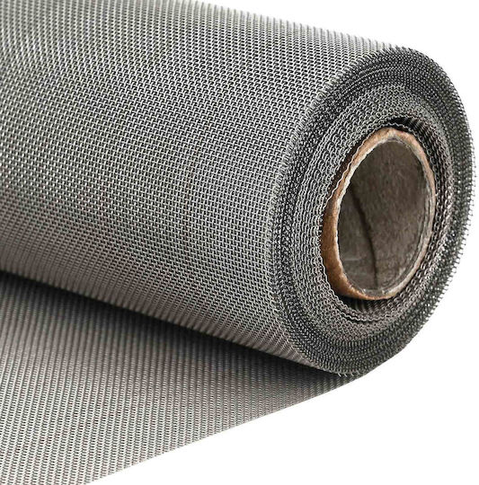 vidaXL 42039545 Πλέγμα Μπαλκονιού Ασημί 0.2x5m