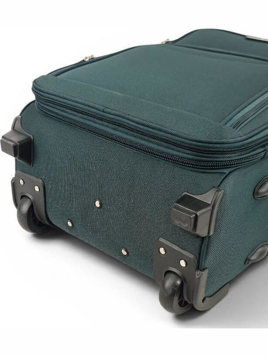 Playful Bags Cabin Travel Suitcase Green Height 53cm
