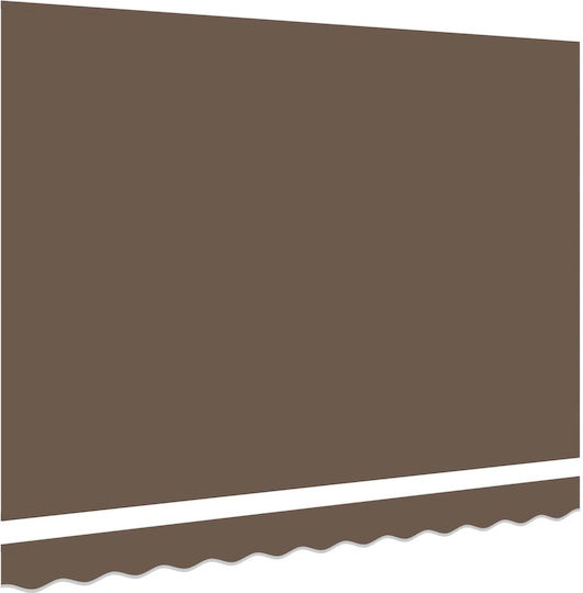 vidaXL Braunes Markisenstoff 3,5x5m