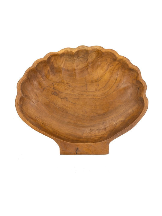 Artekko Διακοσμητική Πιατέλα Ξύλινη Καφέ 30x25x3εκ. Artekko Διακοσμητική Πιατέλα Ξύλινη Καφέ 30x25x3εκ.