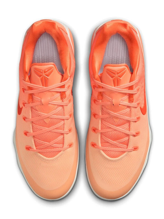 Kobe 9 EM Elite Low EM Protro WNBA Low Basketball Shoes Orange Frost Brilliant Orange Summit White Ice Peach