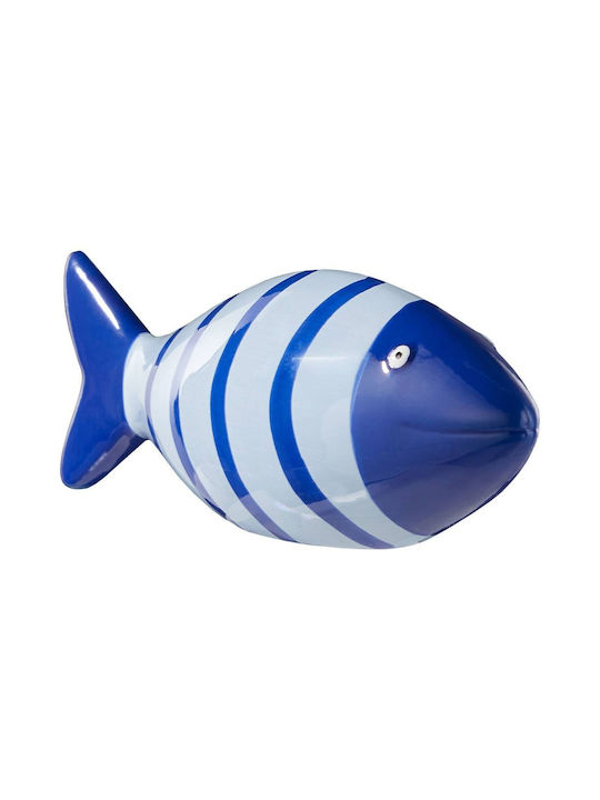 Butlers Dekoratives Fisch aus Keramik Material Taverna 24x6cm