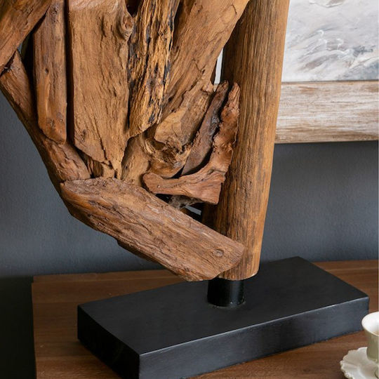 Artekko Διακοσμητικό Άλογο από Ξύλο 65x13x73cm