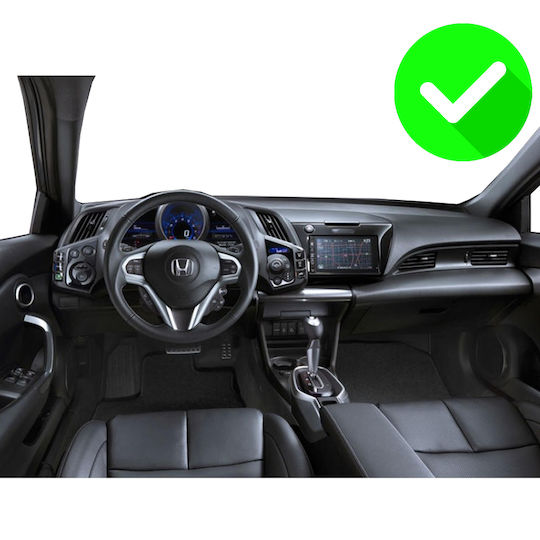 Carmedia Ηχοσύστημα Αυτοκινήτου για Honda CR-Z 2010-2016 (Bluetooth/USB/WiFi/GPS/Apple-Carplay/Android-Auto) με Οθόνη Αφής 12.3"